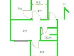 北京房山良乡北关东路小区 2室1厅1卫  84平米看房方便出租房源真实图片