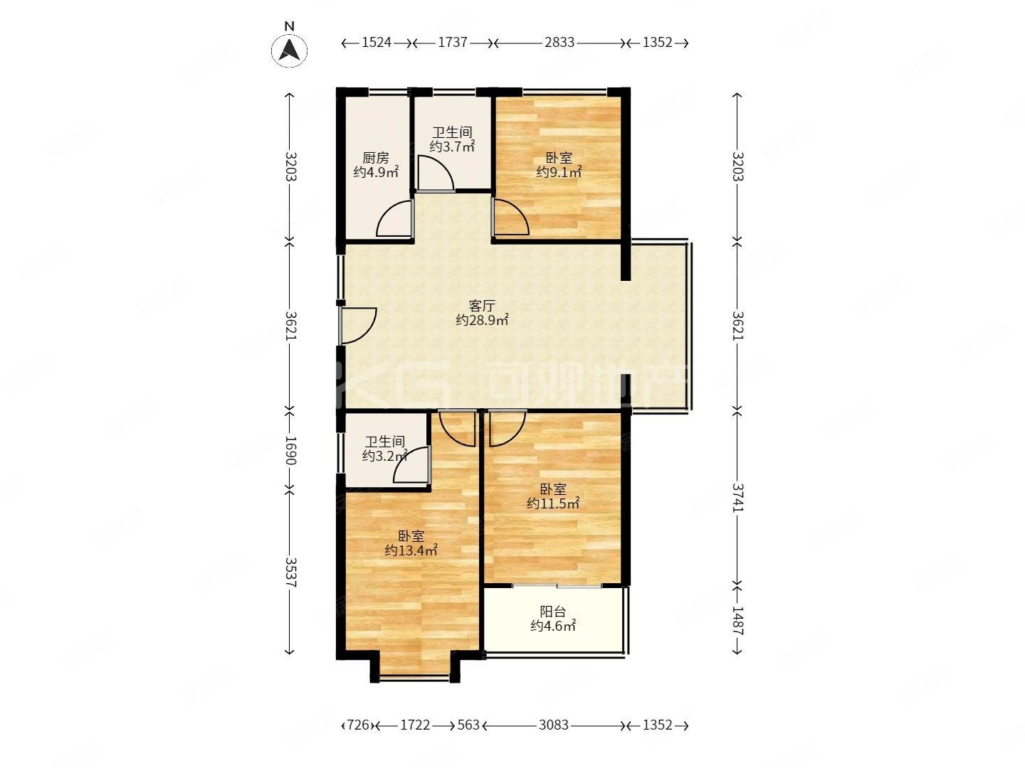 祥浦苑 105户型 东端头  诚意出售
