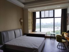 绍兴上虞大通上虞城西 余坤国际广场一线江景房精装一室单身公寓家具家电齐全出租房源真实图片