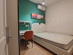 简阳城东新区旭海时代广场0中介 押一付一 带独立电表 有空调 精装卧室 峰景里小区出租房源真实图片