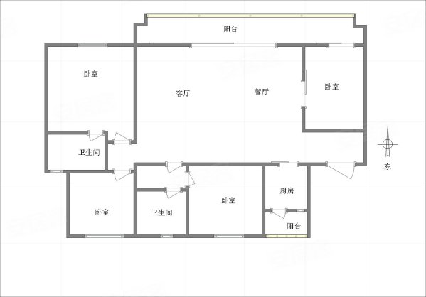 中交中央公园和颂4室2厅2卫143.76㎡西南220万