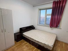 牡丹江爱民火车北站卫校 肿瘤医院附近 山河铭家电梯楼二室一厅精装家具家电齐全出租房源真实图片