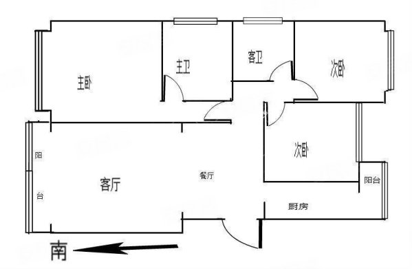 创意英国棕榈泉公园3室2厅2卫112.39㎡南北135万