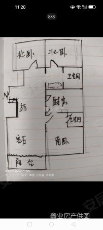 和天下3室2厅2卫115㎡南北89.9万