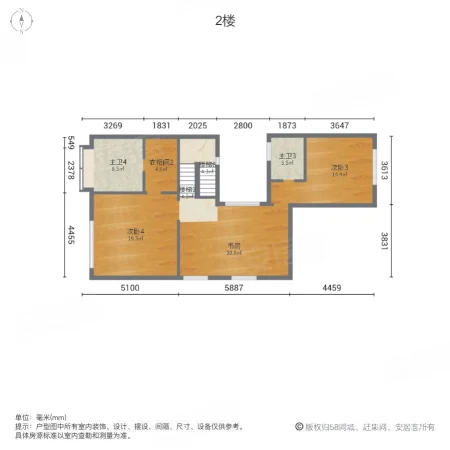 国瑞城源墅6室2厅5卫482㎡南北450万