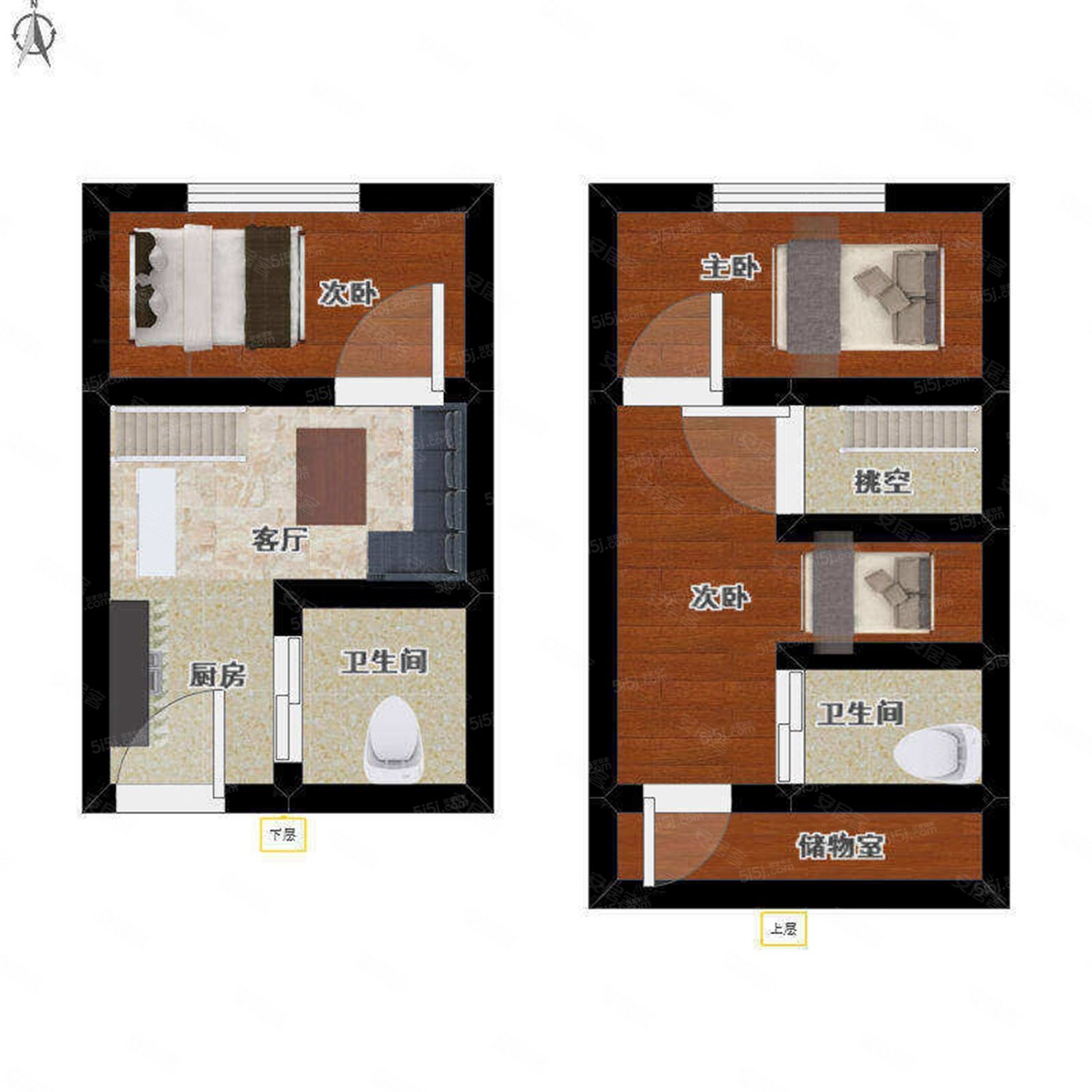玲珑府 4.79米层高loft   近地铁   网红聚焦盘