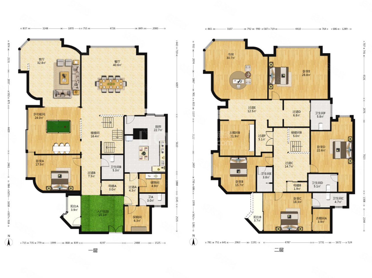 金海湾复式带大露台一线江景