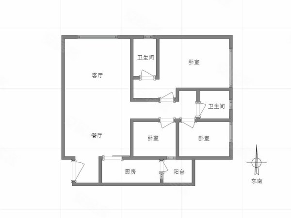 【多图】津城壹号,几江城区租房,津城壹号 3室2厅2卫 电梯房 精装修