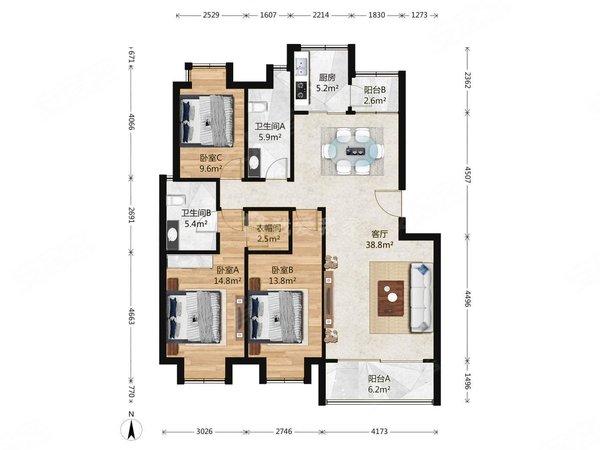 北京朝阳北苑北京青年城整租  北苑  北京青年城  3室2厅出租房源真实