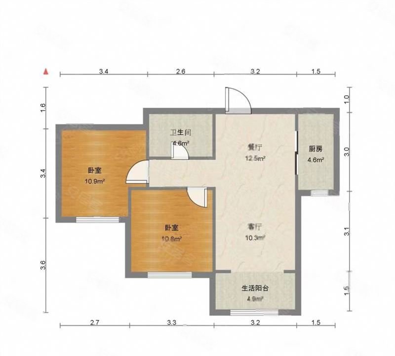 中南世纪城三期房东急售 精装套二厅 直接拎包入住 换房急售
