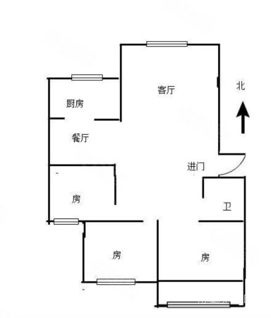 枫丹馨园3室2厅1卫90㎡南199万