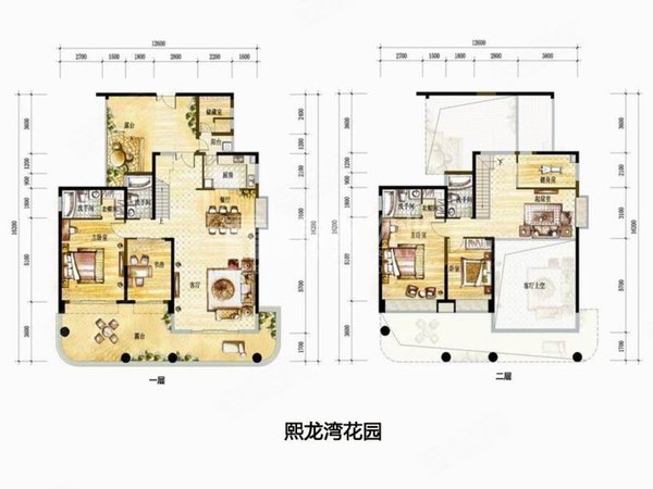 深圳宝安宝安中心区熙龙湾(一期)熙龙湾(一期) 5室2厅3卫 电梯房 255
