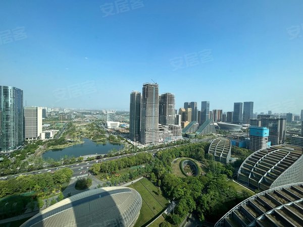 成都高新区金融城交子荟国际公寓双子塔无中介 押一付一 交子荟!华商!