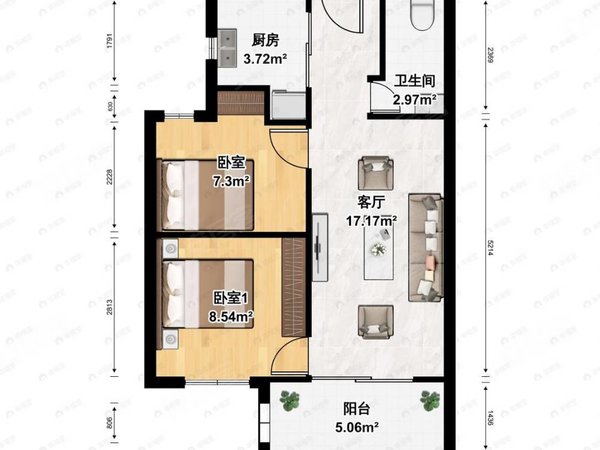 新东区租房,2号线地铁口建发悦府精装两房出租,晋安租房-福州58安居客