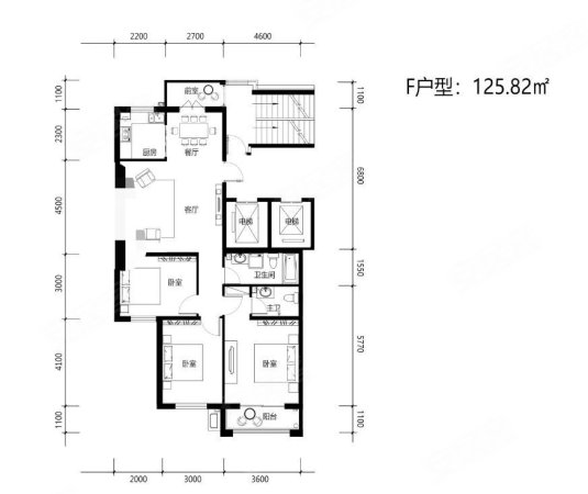 福地华园(隆化)2室2厅1卫95㎡南63万