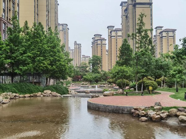 郑州荥阳荥阳城区清华大溪地9号院郑西一中旁 精装两室 拎包入住 电梯