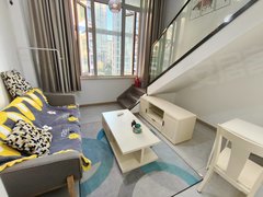 常熟万达广场万达广场中心中南锦城 精装一居室复式 家电设备齐全可拎包入住出租房源真实图片