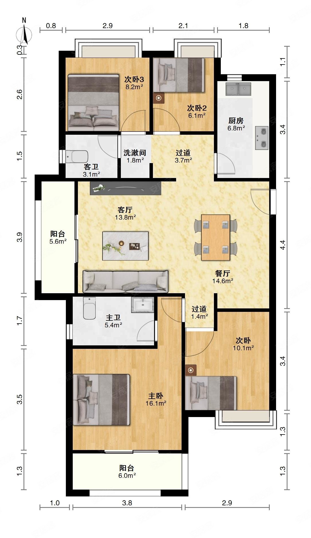 必看好房书院世家精装大四房总价低可谈一线湖景急