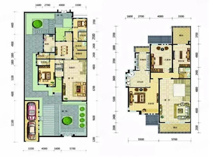 总部生态城悦园4室4厅5卫500㎡南北395万