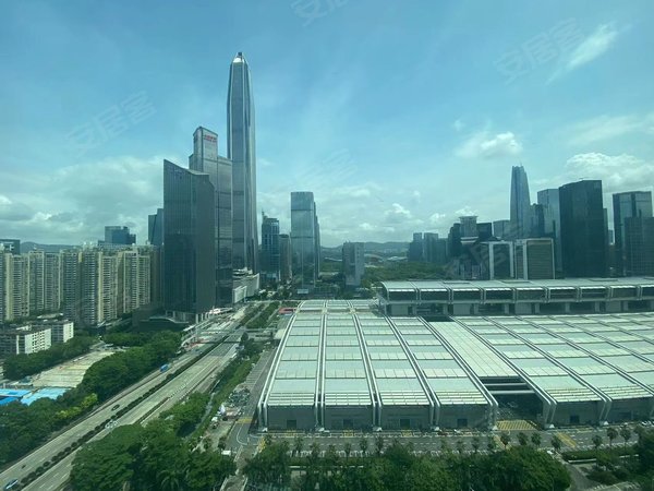 福田会展中心皇都广场2房1厅出阳台24小时看房,福田租房-深圳58安居客