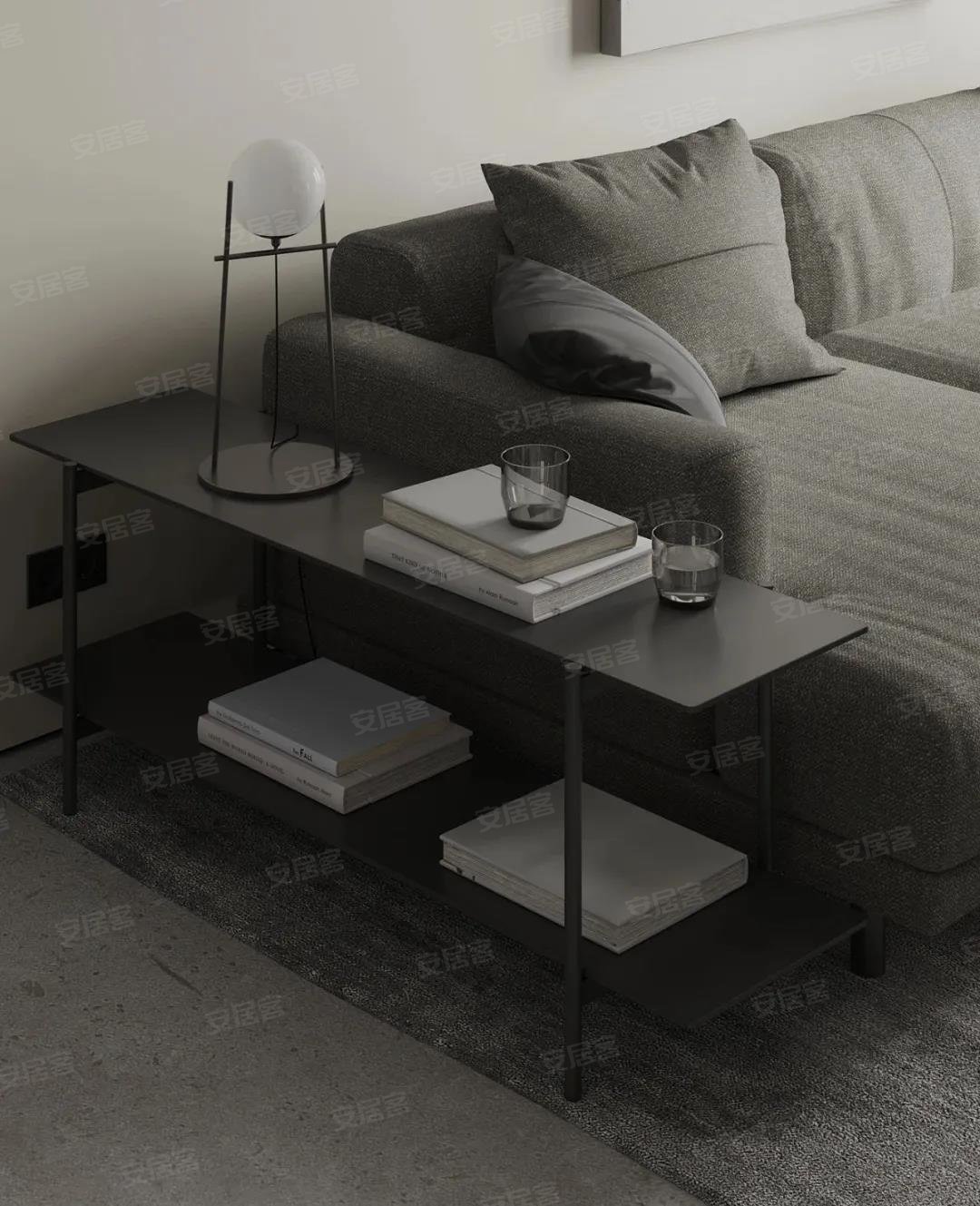 67㎡的灰色小屋设计感受独特的温馨氛围