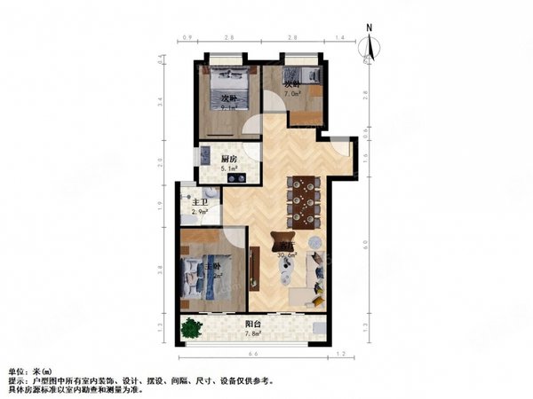 【多图】融创兰园(溪岸景园二区24-35),滨湖租房,中央空调带地暖 首租