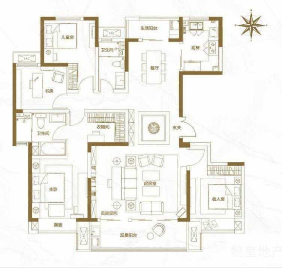 保利大都会满两年170平四室采光观景俱佳可贷款