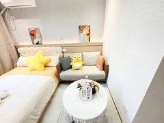 武汉青山冶金大道5号线和平公园 武钢医院 可月付短租！印象城 温馨奶龙风一居出租房源真实图片