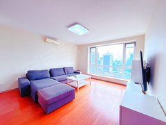 北京朝阳三元桥三元桥远洋新干线4居室出租,精装高层,俯视三环国贸中国樽出租房源真实图片