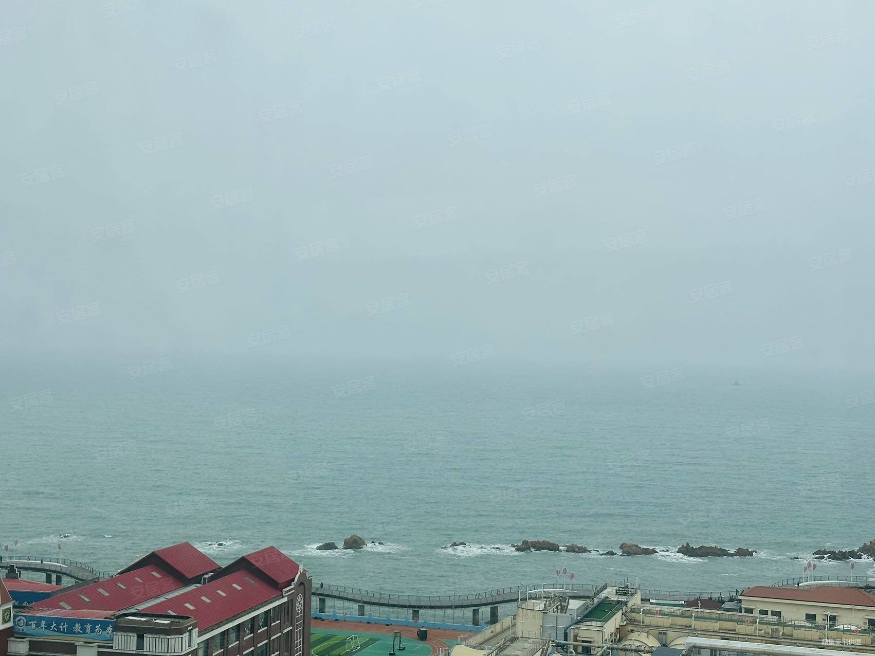 鼎集优推海信品质小区麦岛金岸前排精装四室高楼层看海