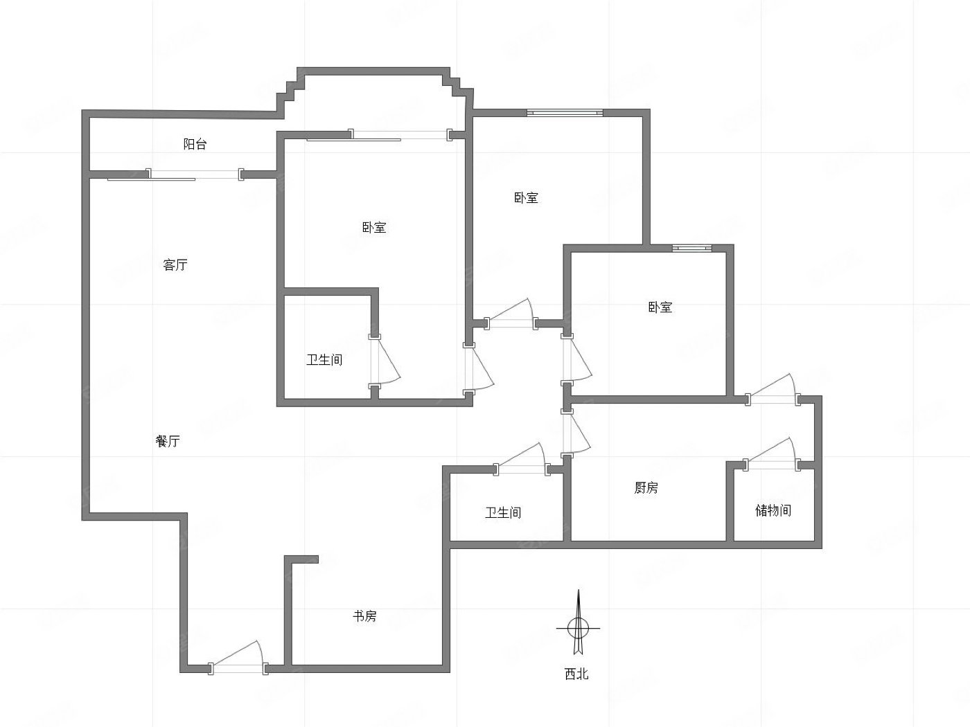 御景江山(渝中)4室2厅2卫156㎡东185万