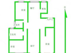 潍坊青州青州城区天泰壹号院 3室2厅2卫出租房源真实图片