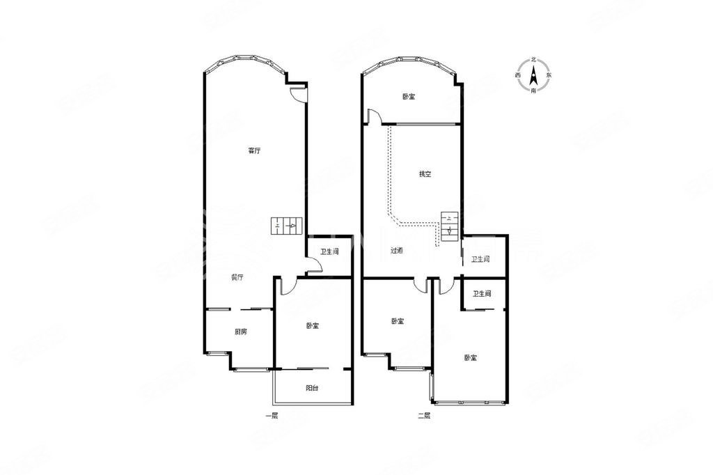 江头公园旁,电梯高层豪装4房,客厅挑空南北通透,看中可谈,新景雅苑