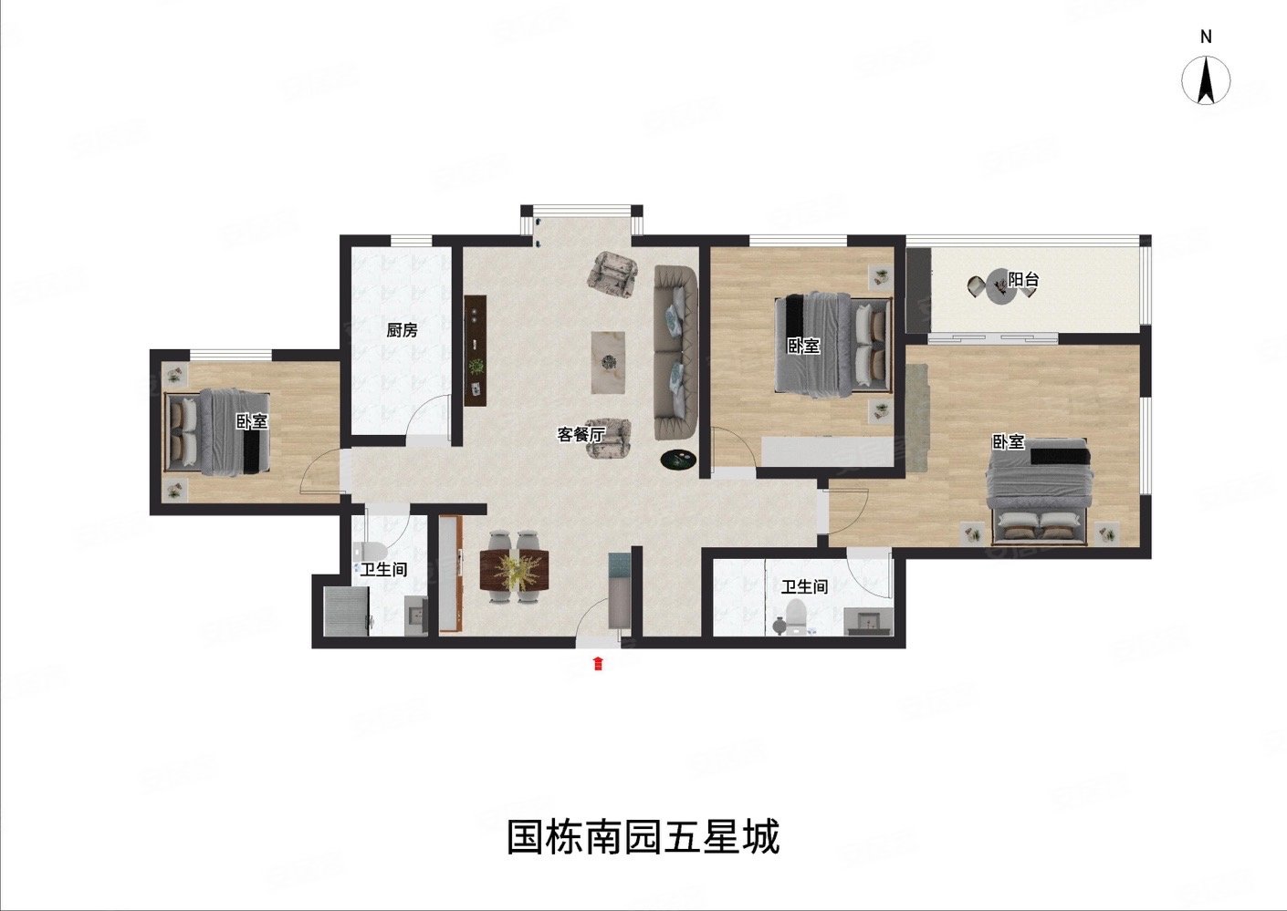 国栋南园五星城