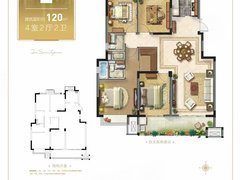 嵊州城区市中心绿地四季印象 4室2厅2卫出租房源真实图片