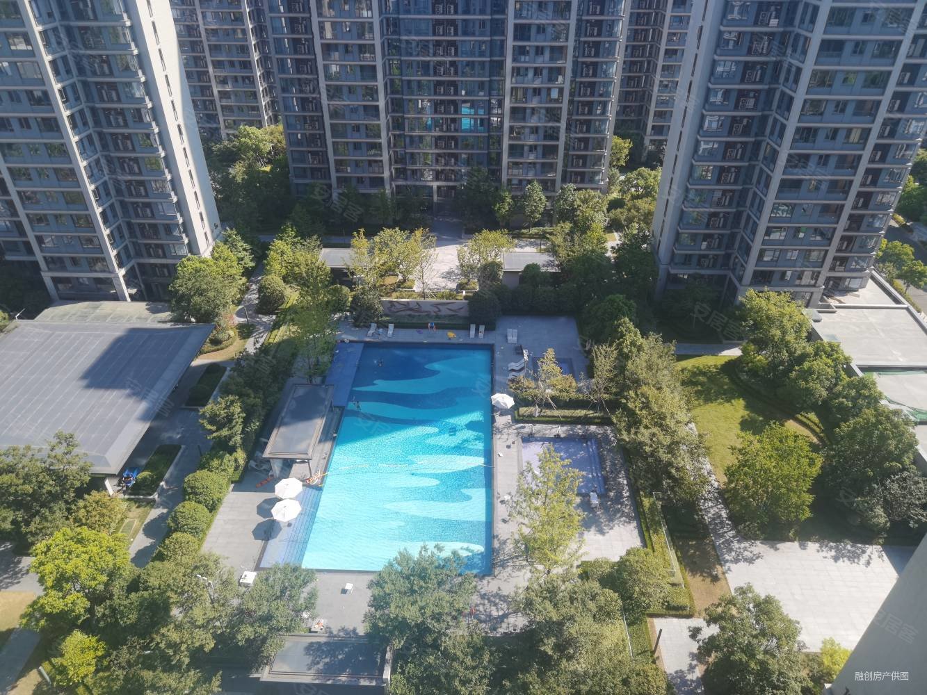 陆1东悦府法式装修 鸟瞰东部cbd 赏露天游泳池 同户型,宁波府二手房