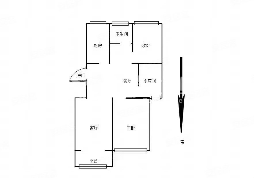 金玉华府楼层房东精装精致两房