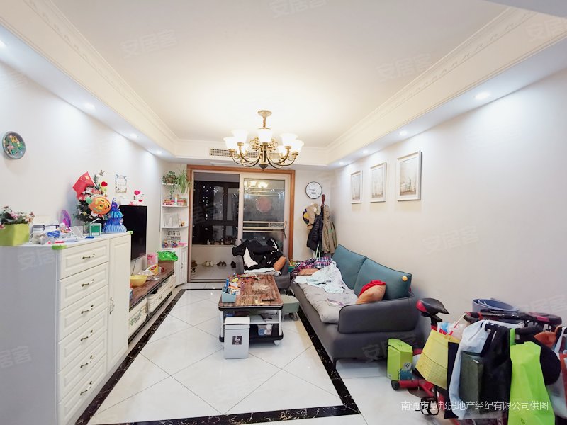 各付各税万濠星城实用三房送车位全新精装修中层南面栋距大