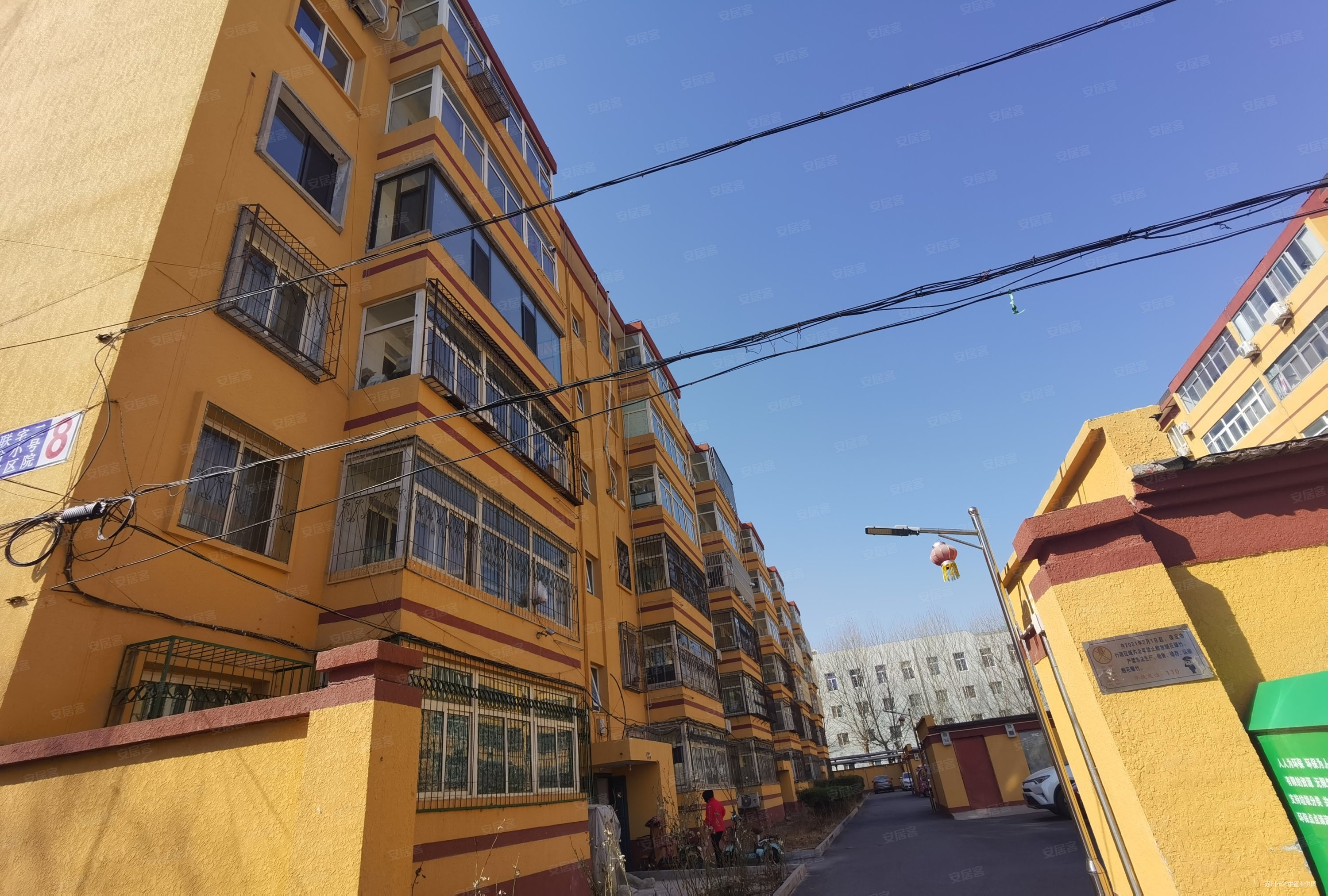 涿州主路范阳路联合二号院楼层108平75万送车库