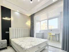 徐州云龙九七医院合租无中介费金茂悦主卧带独立洗手间 云龙万达香榭大厦押一付一出租房源真实图片