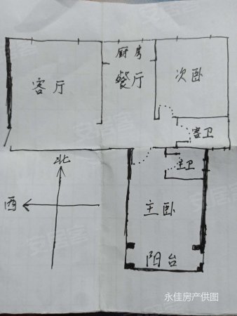 翠堤春晓南北2室2厅看房方便有钥匙