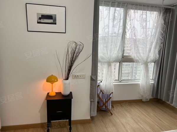 黄石黄石港万达广场华夏城市中心摩尔城对面高层电梯一室一卫落地窗，通风采光俱佳出租房源真实图片