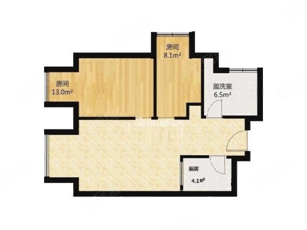 国锐金嵿2室2厅1卫110㎡南北680万