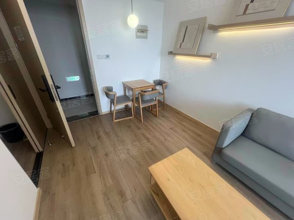 海宁海宁市区海洲海宁人民广场人民广场爱琴海楼上 精装1室 民用水电全新家电 包物业网络带出租房源真实图片