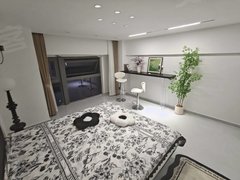 绍兴诸暨诸暨市区奶油风宝龙公寓诸暨城西宝龙广场一室一卫豪华装修拎包入住出租房源真实图片