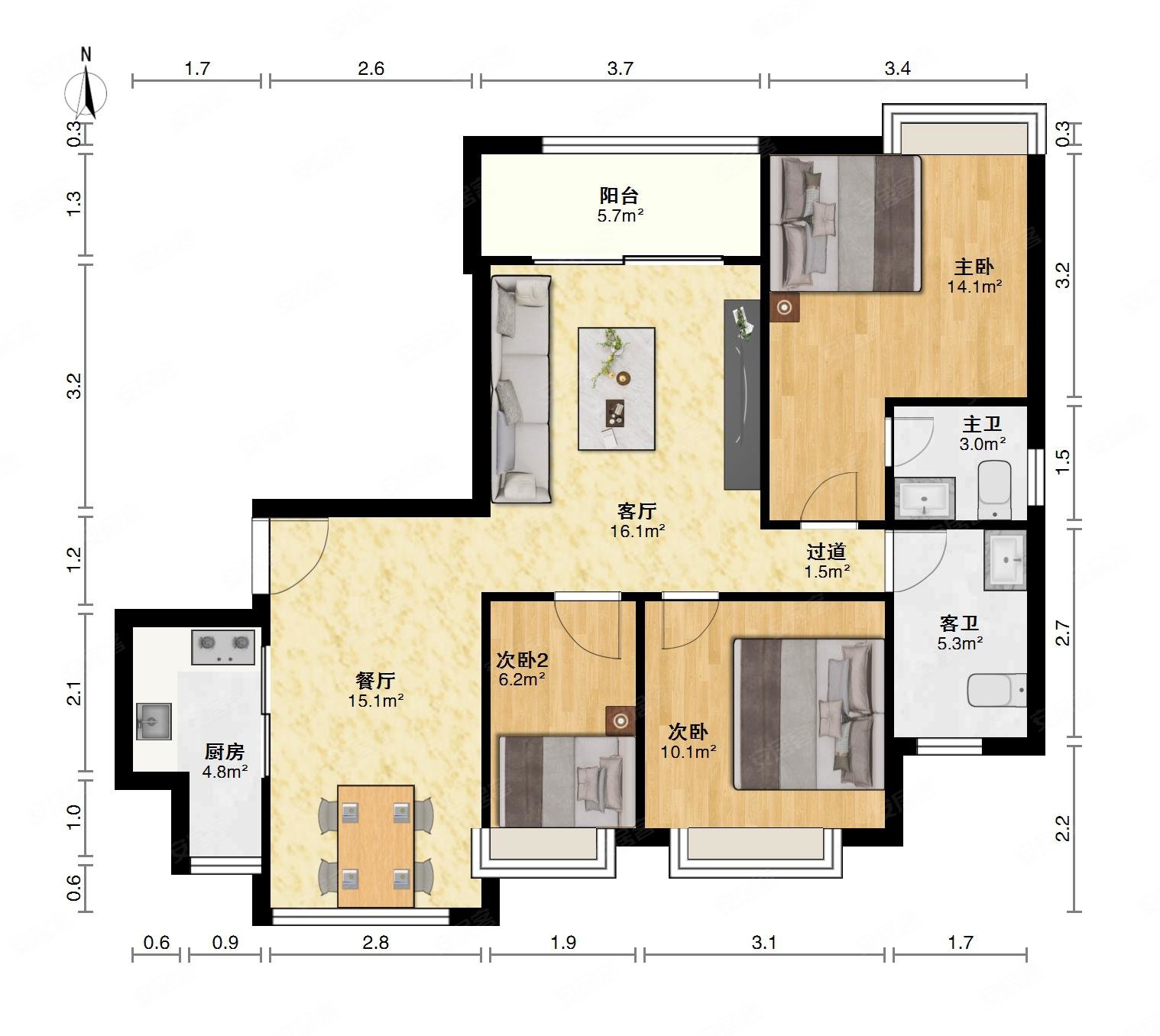 d调的奢华香逸澜湾欧式田园风豪装地铁盘