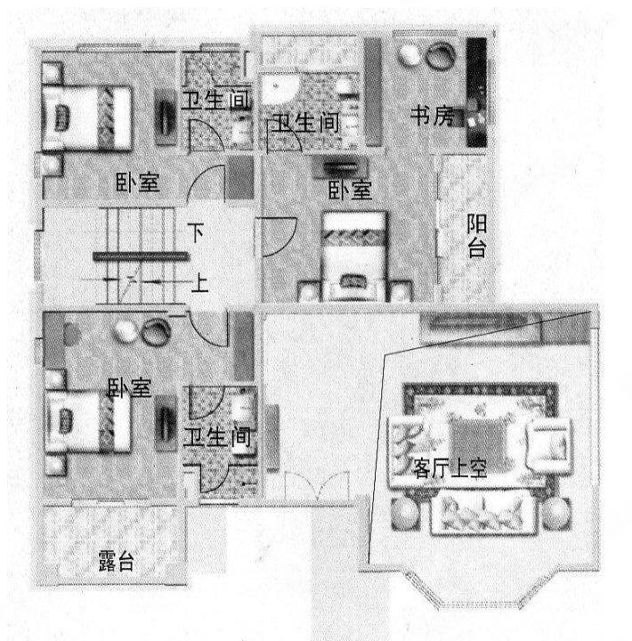 紫云山庄5室2厅4卫257㎡南北918万