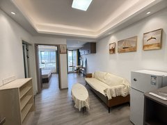 桂林七星玉满大酒楼租房 接看万达 棠棣之华 时尚精装一房一厅家电具齐 拎包入住出租房源真实图片