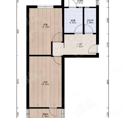 天津河东东新街天泉西里万新村武警医院对面5楼两室出租1400月出租