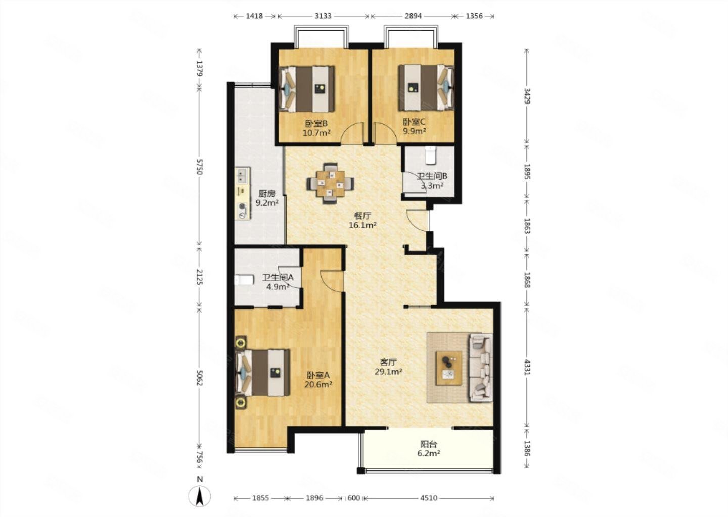 枫林绿洲云顶园 有电梯 交通便利 板楼 近医院 装修好